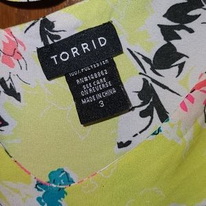 Torrid Cute Summer Blouse Sz 3x